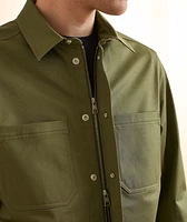 Gabardine Stretch-Cotton Overshirt