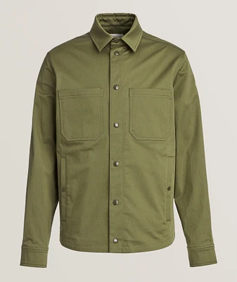 Gabardine Stretch-Cotton Overshirt