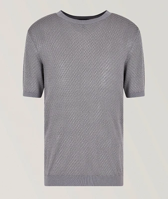 Micro-Pattern Jacquard Sweater
