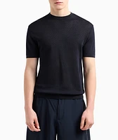 Jacquard Cotton-Blend Sweater