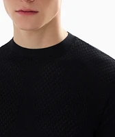 Jacquard Cotton-Blend Sweater