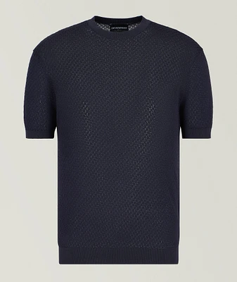 Jacquard Cotton-Blend Sweater