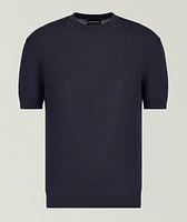 Jacquard Cotton-Blend Sweater