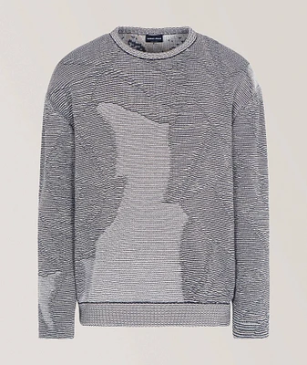 Jacquard Cotton-Cashmere Blend Sweater