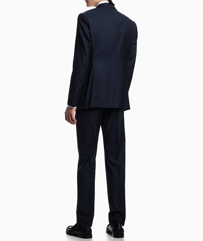 Pinstripe Virgin Wool Suit
