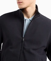 Textured Zip-Up Sweatshirt