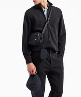 Textured Zip-Up Sweatshirt