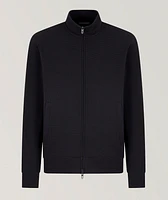 Textured Zip-Up Sweatshirt