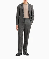 Textured Virgin Wool Trousers