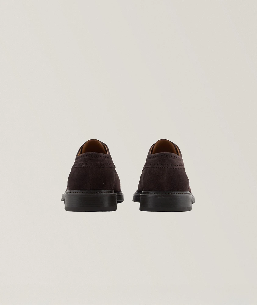 Suede Wingtip Brogues