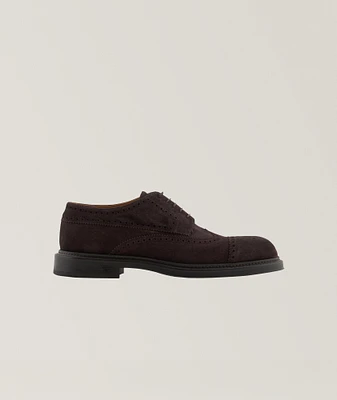 Suede Wingtip Brogues