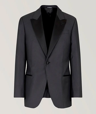 Peak Lapel Wool-Silk Tuxedo