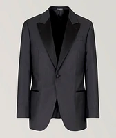 Peak Lapel Wool-Silk Tuxedo