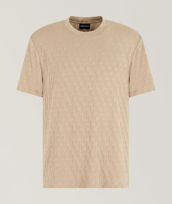 Geometric Jacquard T-Shirt