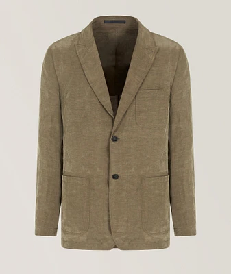 Linen-Blend Sport Jacket
