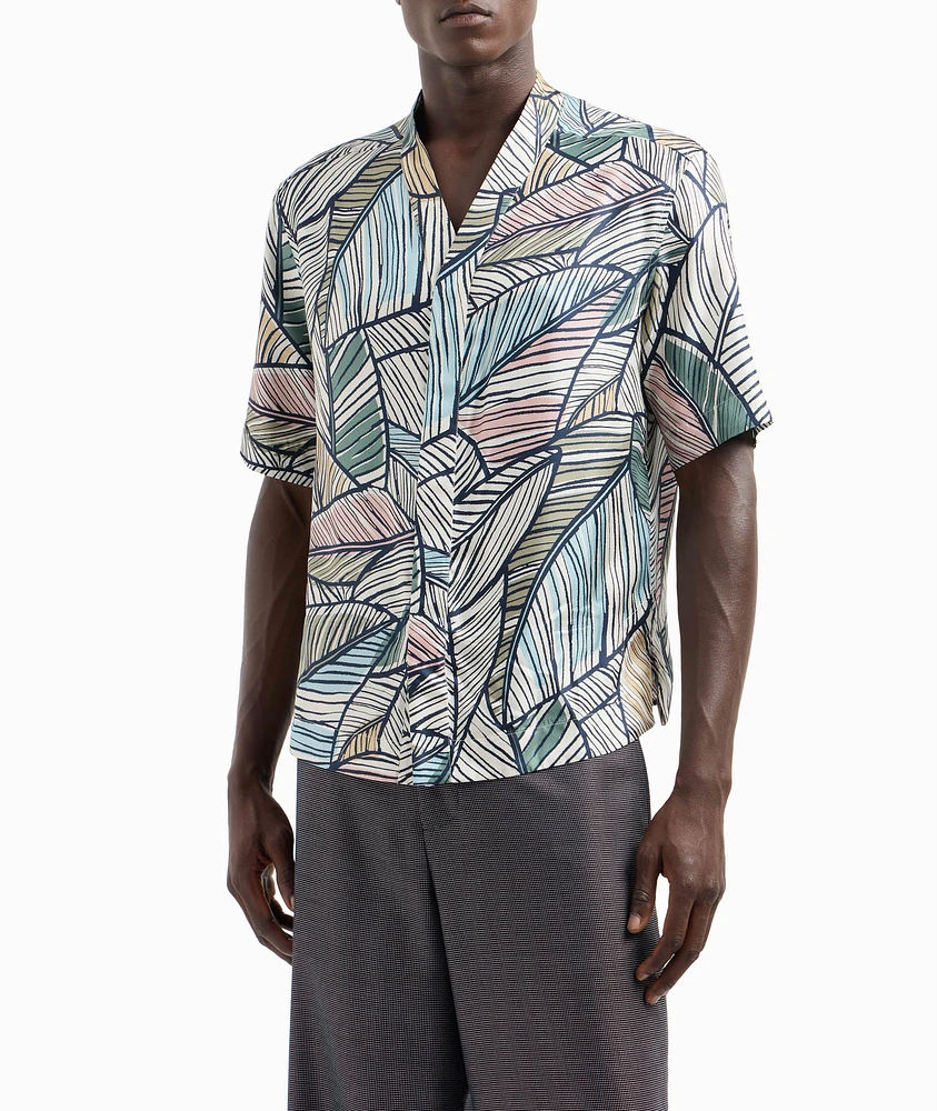 Printed Silk Shirt