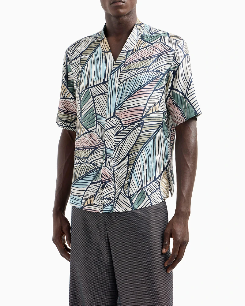 Printed Silk Shirt