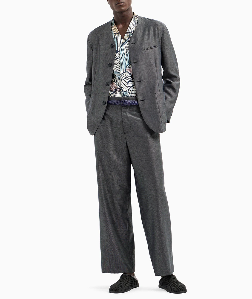 Printed Silk Shirt