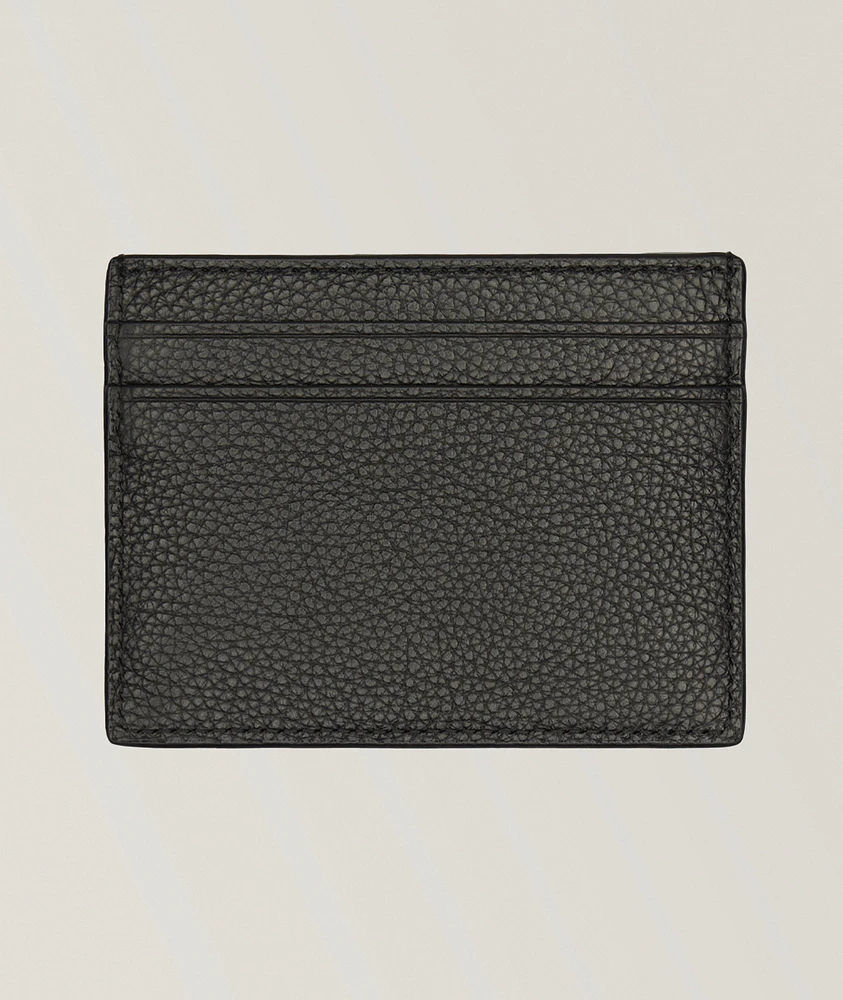 Branson Pebble-Grained Leather Cardholder