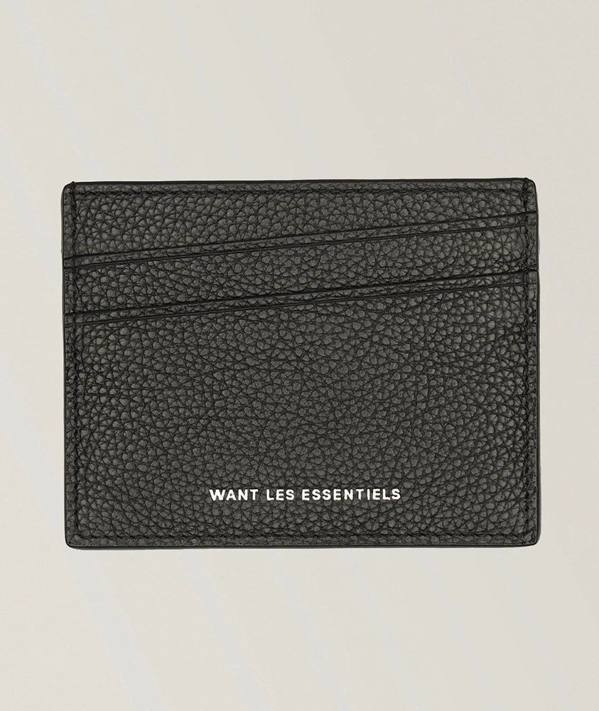Branson Pebble-Grained Leather Cardholder