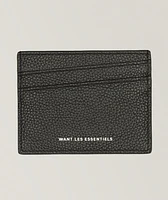 Branson Pebble-Grained Leather Cardholder