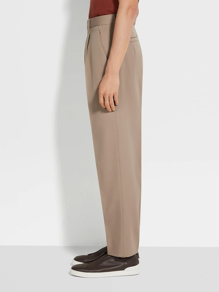 Cotton-Wool Dress Pants