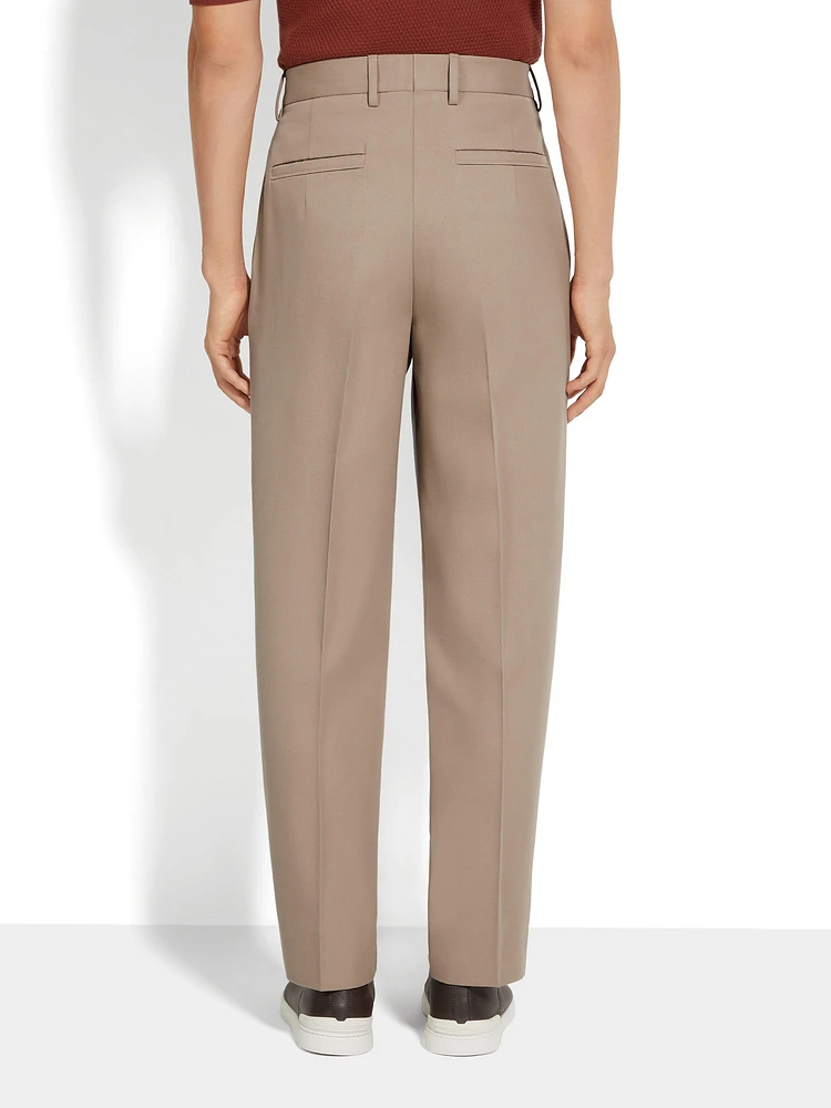 Cotton-Wool Dress Pants