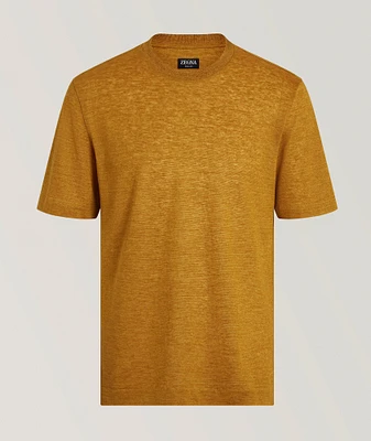 Oasi Lino Crewneck T-Shirt
