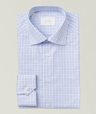 Slim-Fit Elevated Check Dress Shirt
