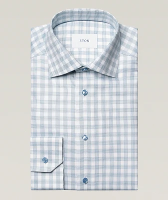 Slim-Fit Check Dress Shirt