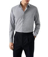 Slim-Fit Medallion Signature Twill Dress Shirt