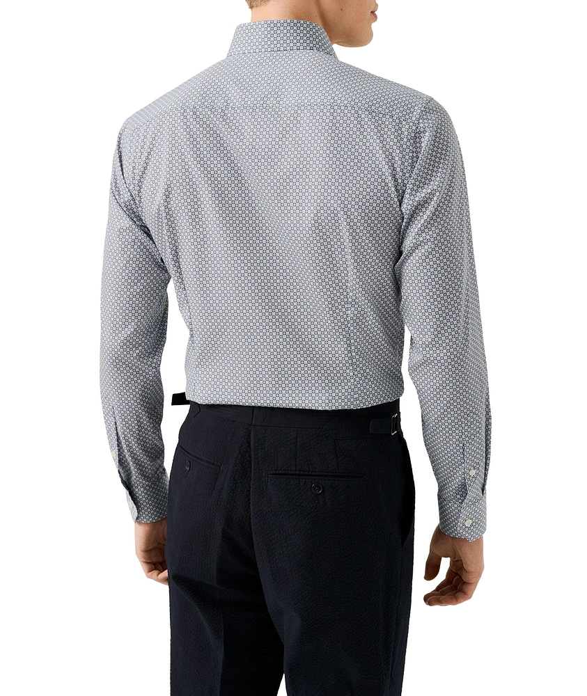 Slim-Fit Medallion Signature Twill Dress Shirt