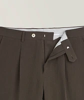 Leisure-Fit Linen-Blend Suit Pants