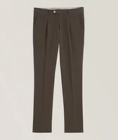 Leisure-Fit Linen-Blend Suit Pants