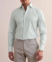 Regular-Fit Micro-Check Dress Shirt