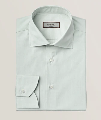 Regular-Fit Micro-Check Dress Shirt