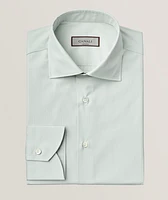 Regular-Fit Micro-Check Dress Shirt