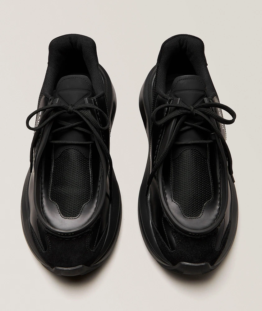 Systeme Brushed Leather Sneakers