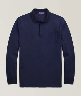 Linen & Cotton Piqué Polo