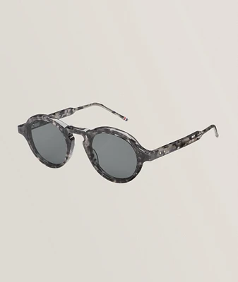 Tortoiseshell Acetate Round Sunglasses