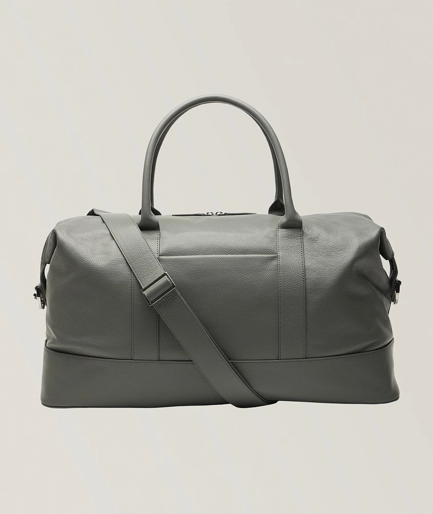 Kelowna Pebble-Grain Leather Duffle Bag