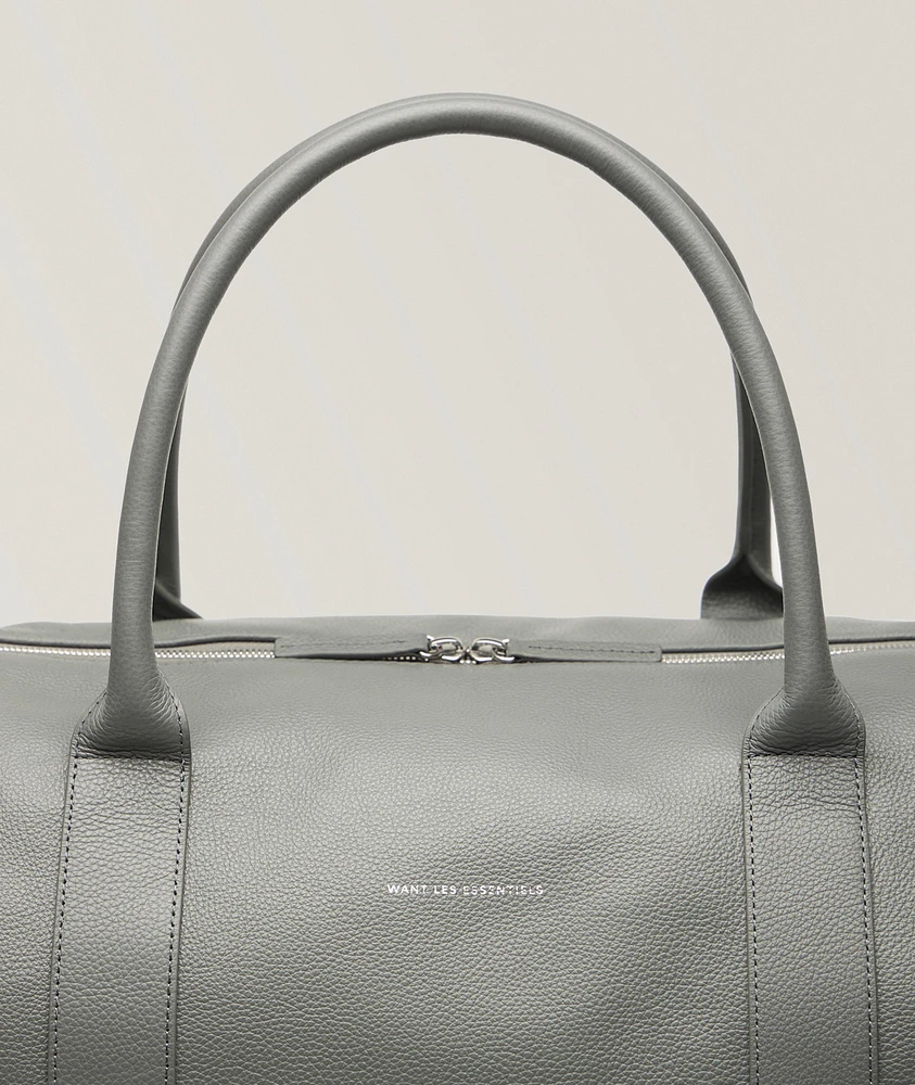 Kelowna Pebble-Grain Leather Duffle Bag