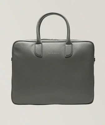 Lesage Pebble-Grained Leather Briefcase 