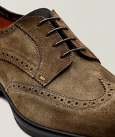 Suede Wingtip Brogues