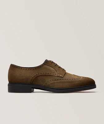 Suede Wingtip Brogues