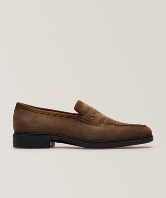Suede Penny Loafers