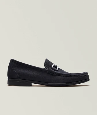 Grandioso Double Gancini Suede Loafers