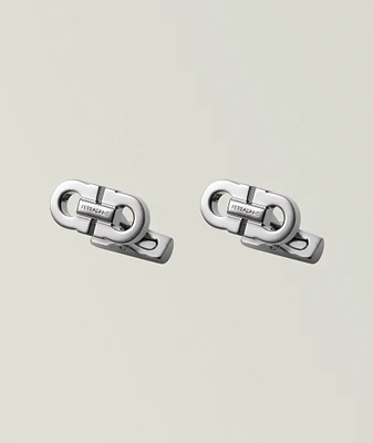 Double Gancini Engraved Cufflinks