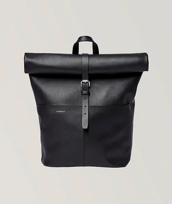 Antonia Rolltop Leather Backpack