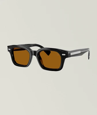 Jared Rectangular Acetate Sunglasses